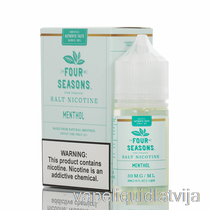 Mentola Sāls - četras Sezonas - 30ml 30mg Vape šķidrums